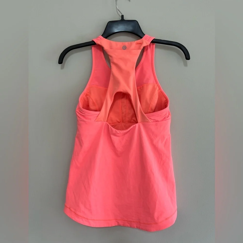 Lululemon Final Lap Luxtreme Tank in Pop Orange, size 6 - Picture 5 of 9